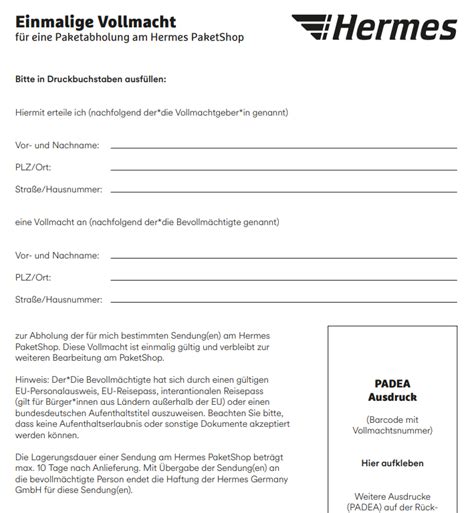 widerruf vollmacht hermes|hermes paketverhand vollmacht.